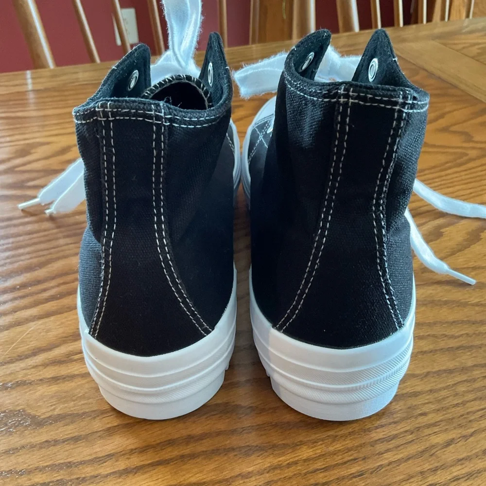 No Boundaries Women’s NB Lug Canvas High Top Sneaker, Sz 9 - Picture 5 of 9